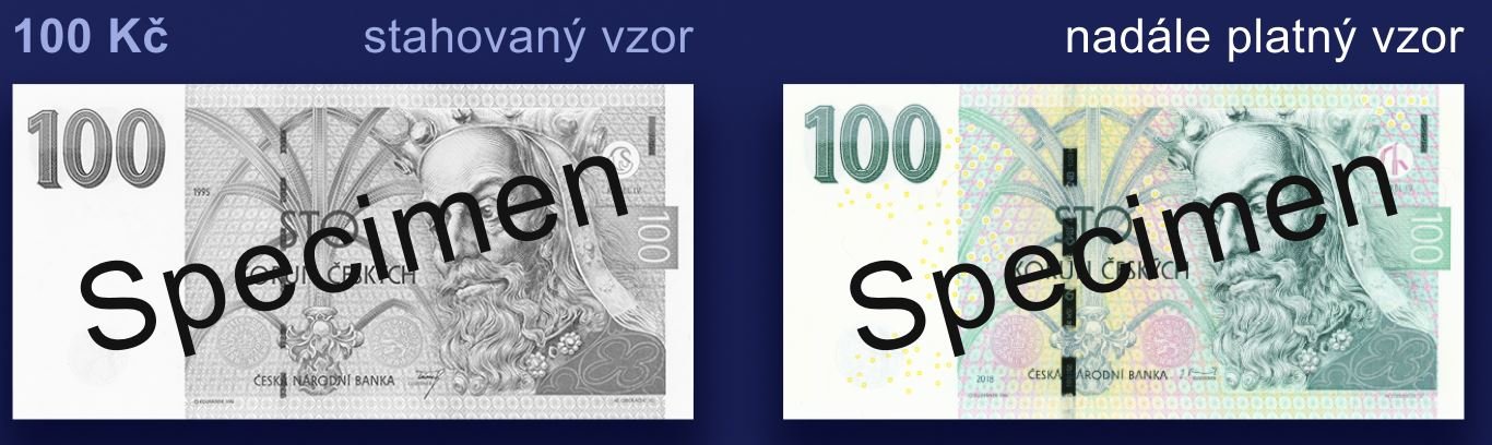100 Kč bankovky